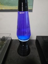 Mathmos Lava Lamp Astro Black Vinyl Violet/Turquoise