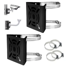 Pole Mount Adapter Bracket for CCTV Security Camera PTZ Dome Vertical Pole Mount