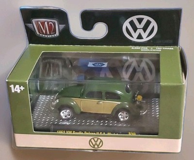 M2 Machines 1:64 1953 VW Beetle U.S.A. Model R90 25(Factory Error) Sealed in Box