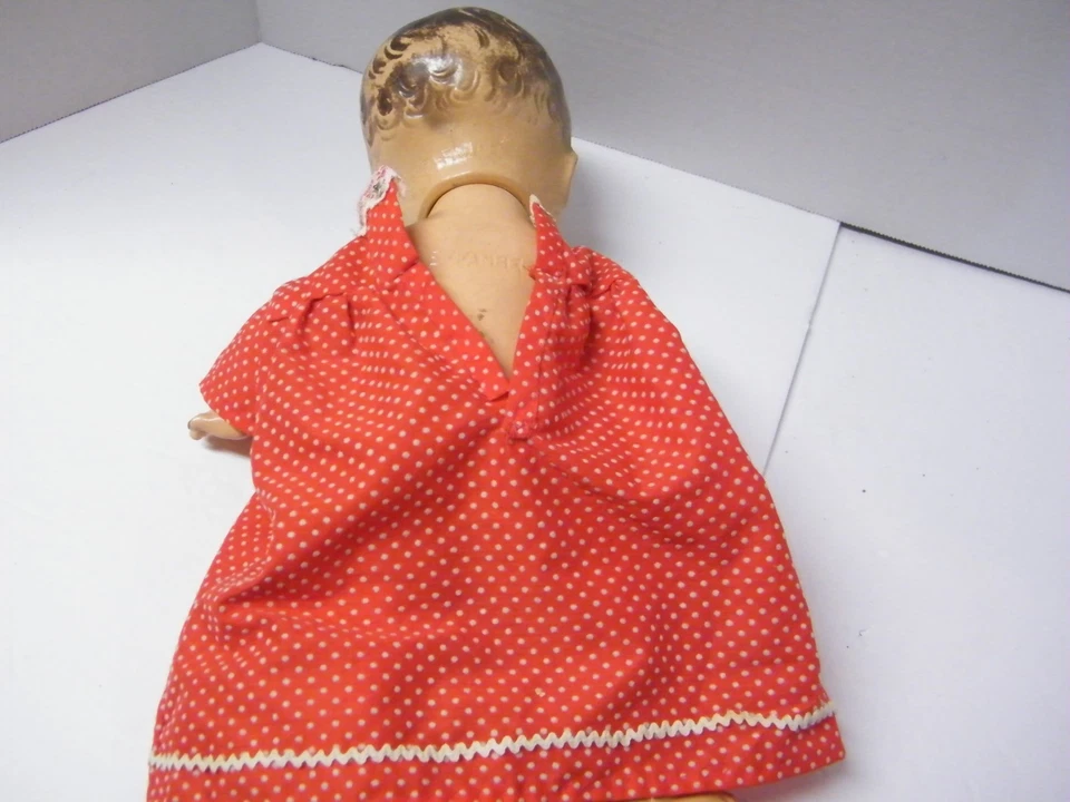 Muñeca bebé Effanbee vintage/articulada, ojos abiertos y cerrados. 1940 Foto 2 de 4