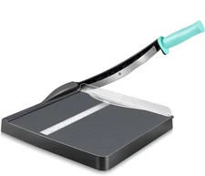 Paper Cutter, A4 Paper Trimmer with Safety Guard, 12" Cut Length Paper Cuttin...