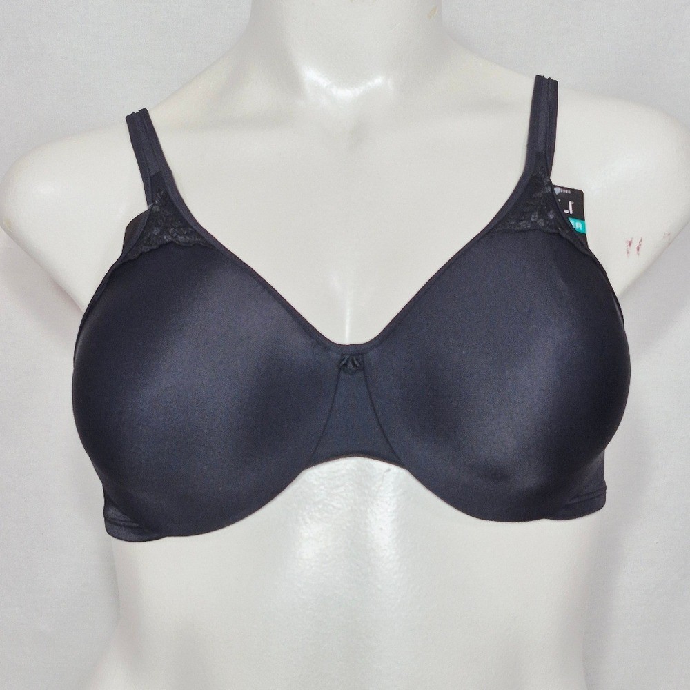38C Bali 3385 Passion for Comfort Minimizer Underwire Bra Black NWT