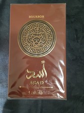 Lattafa Asad Bourbon Eau de Parfum 3.4 oz 100ml Long Lasting EDP. Made in U.A.E.