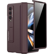 Miimall Z Fold 4 Case Privacy Screen Protector Kickstand Magnetic Hinge