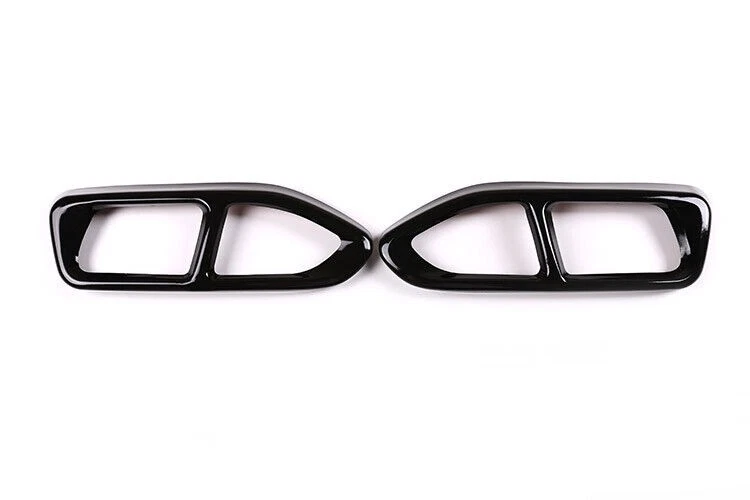 Black Double Exit Exhaust Muffler Pipe For BMW 7 Series G11 G12 M Style 2016-18 - image 4 of 4