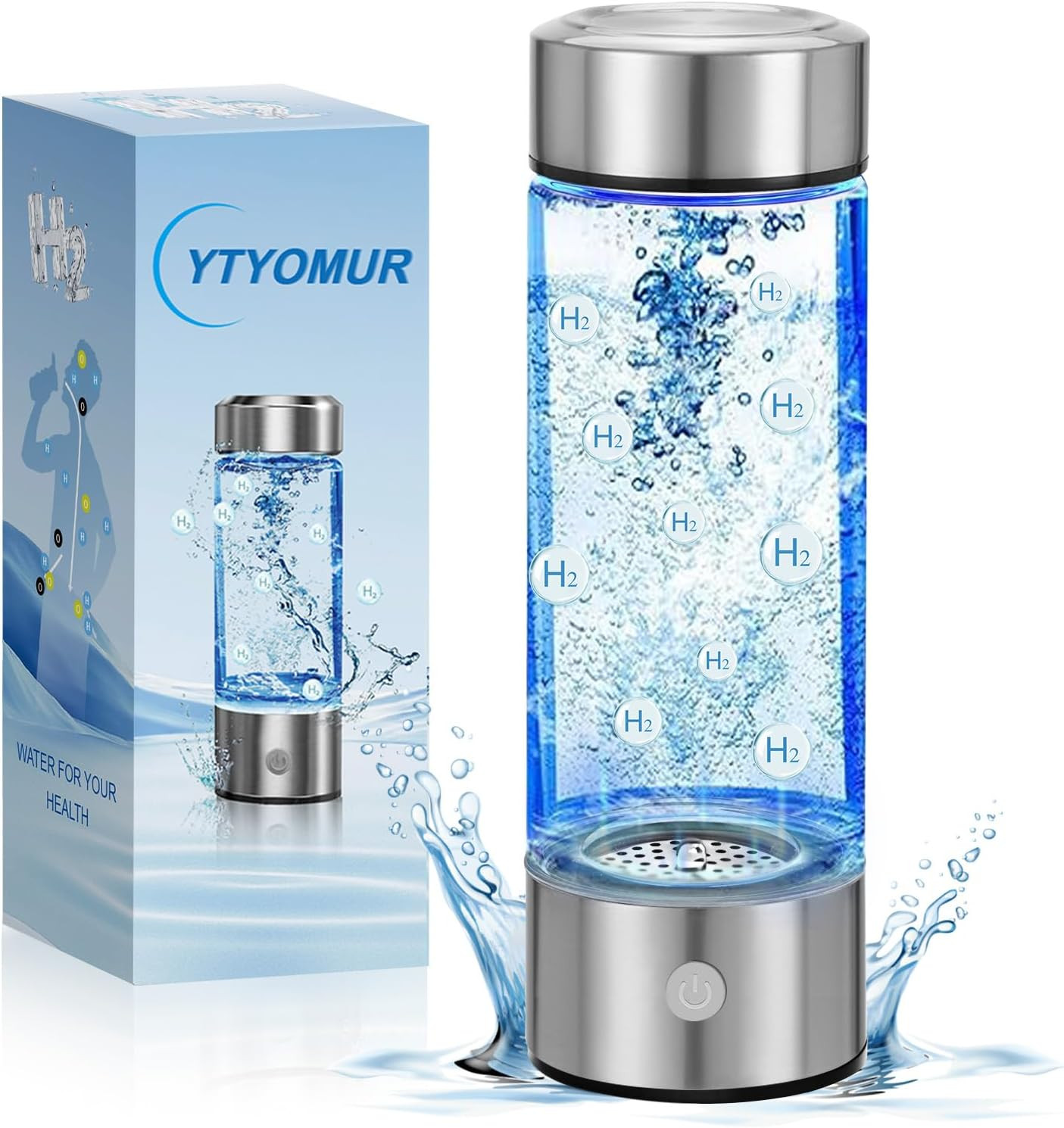Bottiglia Acqua Idrogeno Portatile: Generatore H2 Sport e Recupero