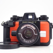 Nikon Nikonos V Orange Camera UW-Nikkor 35mm f2.5 Wide angle Japan Works N mint 