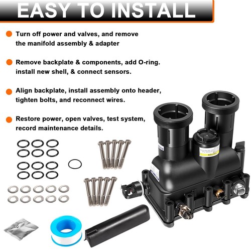 77707-0016 for Manifold Kit Pool and Spa Heater MasterTemp/Max-E-Therm 400 - Picture 6 of 15