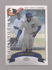Mike Rivera 2002 Topps Chrome #325 Detroit Tigers Baseball Card