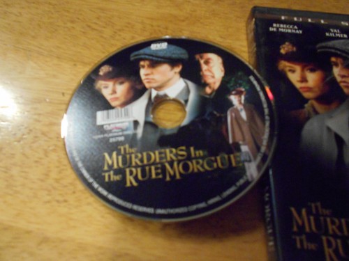 The Murders in the Rue Morgue DVD Rebecca De Mornay Val Kilmer George Scott OOP - Imagen 2 de 7