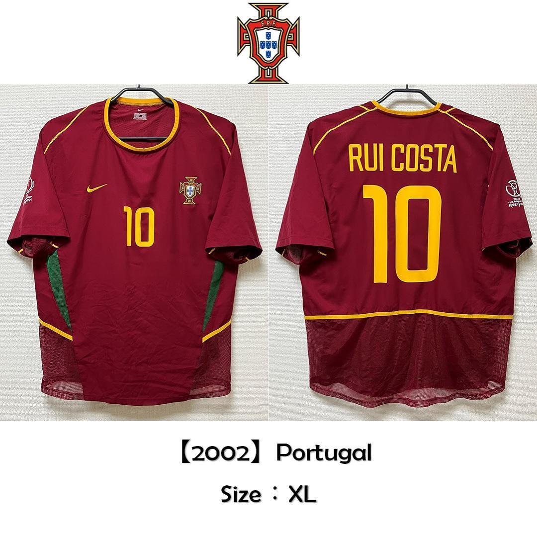Nike ポルトガル代表 Rui Costa 10番ジャージ Vintage Rui Costa Portugal 2002 World Cup Size XL Nike