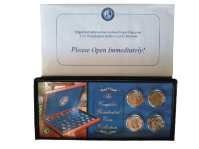 Franklin Mint US Presidential Dollar Collection 24 Karat Gold