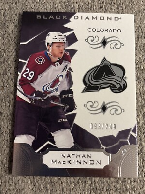 2018-19 Black Diamond #BDBNM Nathan MacKinnon 93/249 Colorado Avalanche