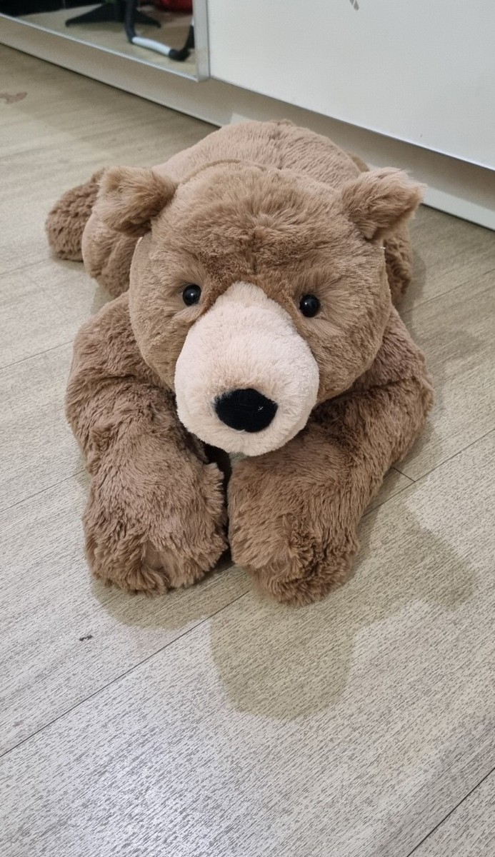 Jellycat LYING WOODY BEAR NWOT 27