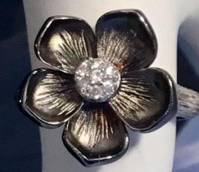 【SALE】STEPHEN DWECK フラワーリング SALE】STEPHEN DWECK フラワーリング STEPHEN DWECK】白蝶貝 フラワー