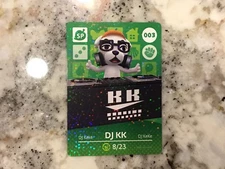 DJ KK #003 Animal Crossing Amiibo Authentic Nintendo Mint Card From Series 1