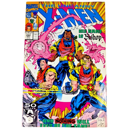 Marvel Comics Uncanny X-Men 282 Nov 1991 First Appearance Bishop Comic Book VTG