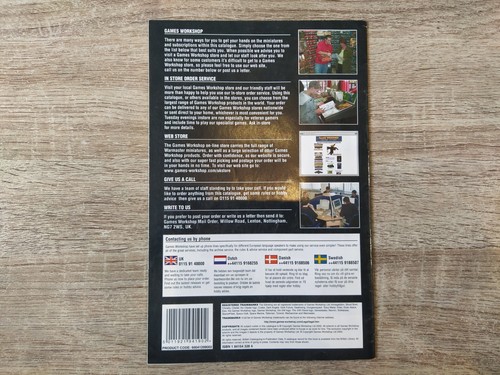 Games Workshop WARMASTER CATALOGUE 2002 Catalog Warhammer 40K Mordheim Bloodbowl - Photo 2/2