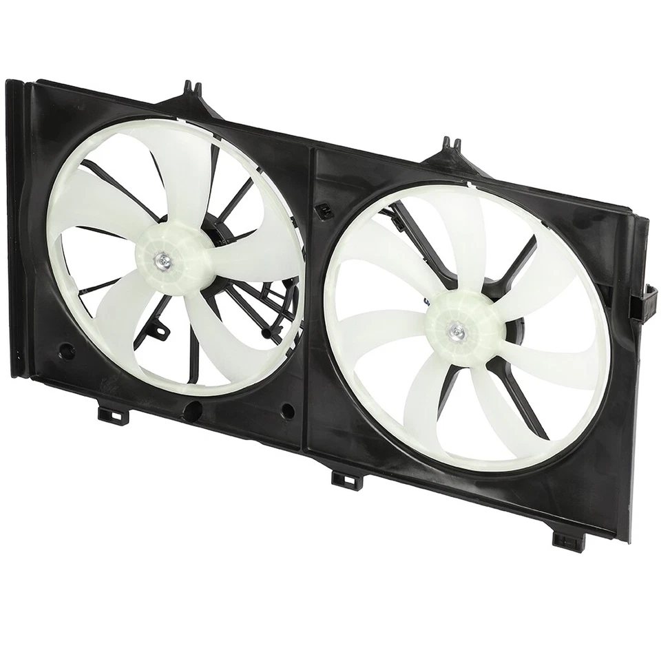 Conjunto de ventilador de refrigeración condensador de radiador de 1 pieza para LEXUS ES350 2007 2008 2009-2011 Foto 3 de 4