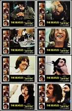 THE BEATLES In LET IT BE Set Of 8 ~ 8x10 LC PRINTS 1970 JOHN PAUL GEORGE RINGO