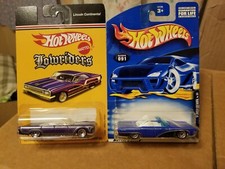 Hot wheels '64 lincoln continentals  Lot of 2 