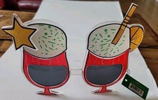 Fun Party Glasses Costume Birthday Celebration Hawaii Summer Drinks Pop Star