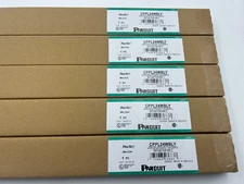 New Panduit Mini Com CPPL24WBLY Modular Patch Panel w/ Faceplates Fits Cat 6, 5E