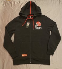 NEW NFL Kansas City Chiefs Full Zip Fleece Hoodie Men's M
