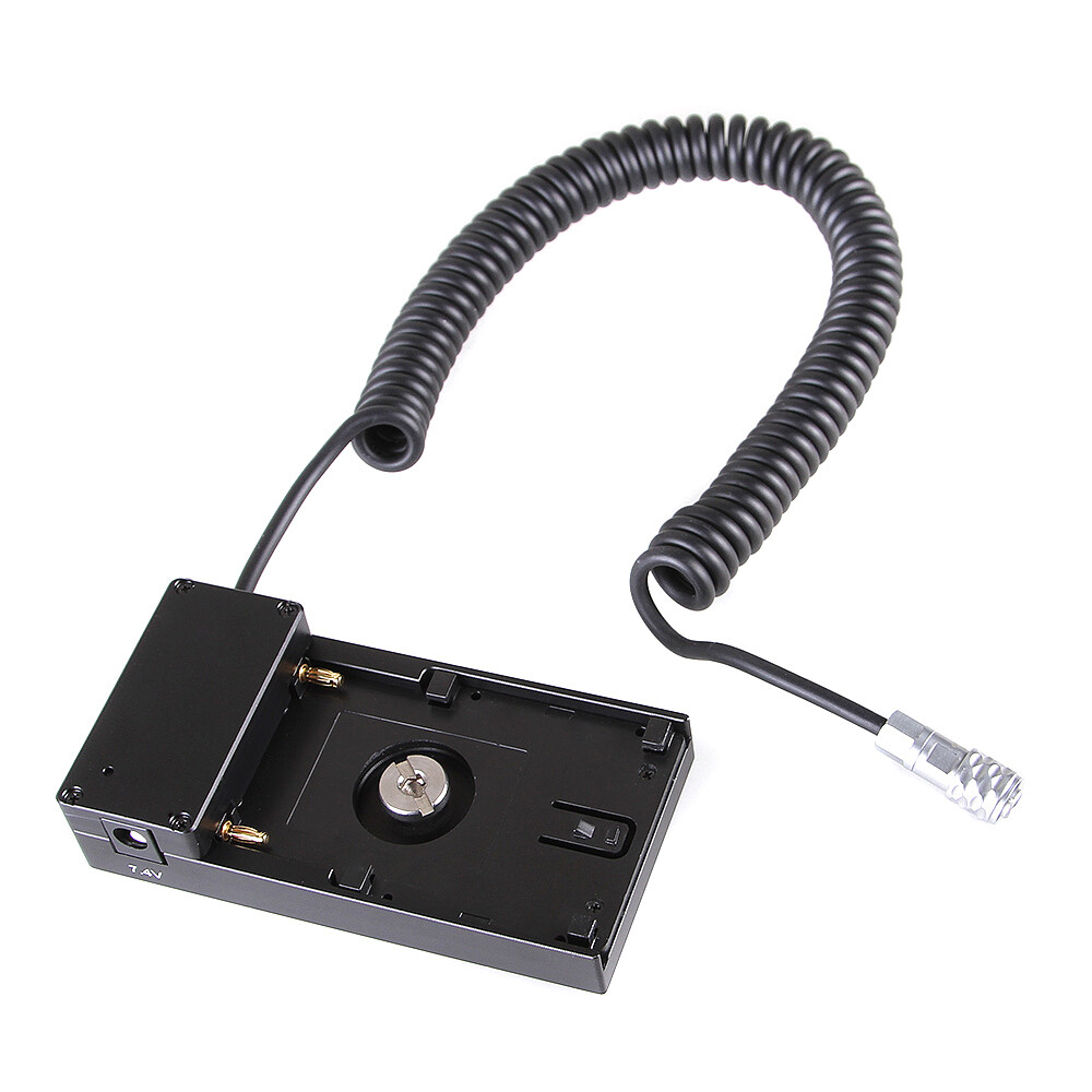 12V External Battery Power Adapter Plate for Sony NP-F970 F960