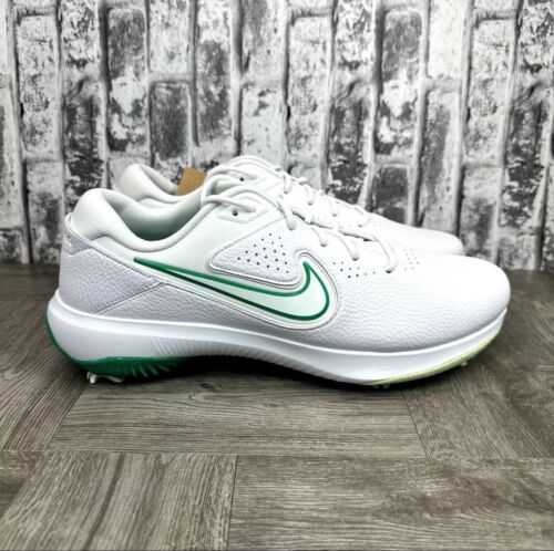 Nike Victory Pro 3 DV6800-103 Men’s size 10.5 Golf Cleats White Stadium Green - Afbeelding 1 van 7