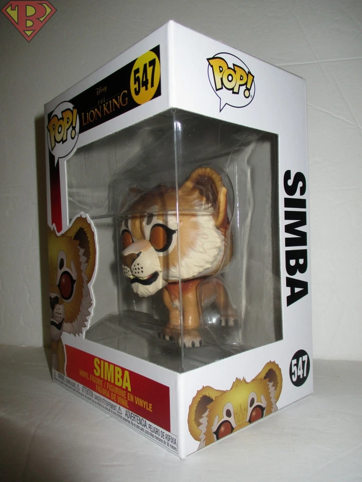 Figura Vinilo SIMBA Disney El Rey León Pop 4" #547 Funko Como Nueva 2019 Foto 2 de 4