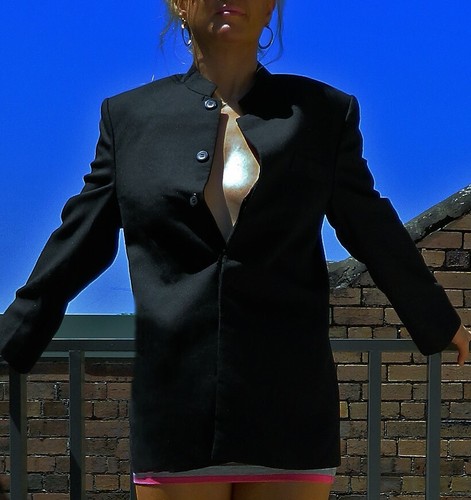 CHAQUETA A MEDIDA Raheem Años 60-70 Original Abuelo Suave Naru de colección - Imagen 3 de 3
