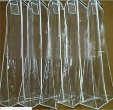 PVC Bridal Gowns Dust Proof Storage Bag Transparent Wedding Long Dresses Cover