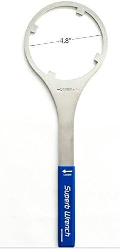 Superb Wrench SPBW-1 Heavy Duty Metal Water Filter Housing Wrench 4.8 inch In...