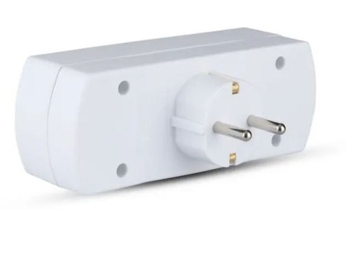 Doppelstecker 3fach Multistecker Mehrfachstecker Steckdosen Adapter Reisestecker - Bild 4 von 5