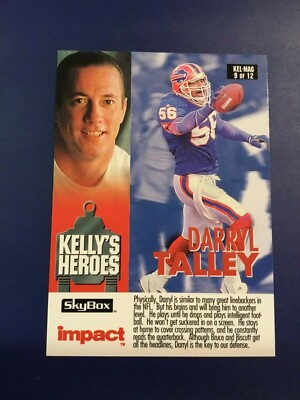 Talley Sharp 1993 Skybox # 9 KEL-MAG Magic's Kingdom LAWRENCE TAYLOR / TALLEY Sharp ...