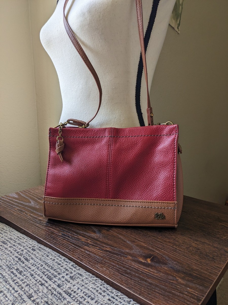 Crossbody Purses The Sak Evening Bag The Sak Iris Demi Red Brown