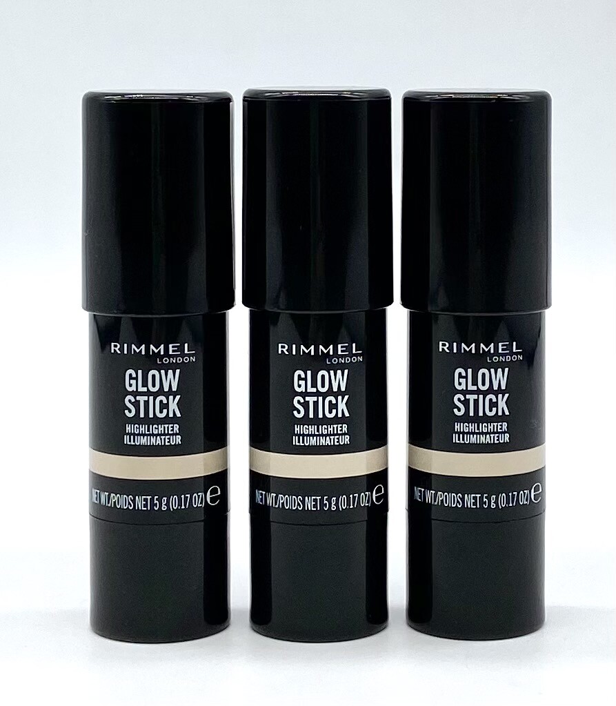3 УПАКОВКИ - Хайлайтер Rimmel London Glow Stick 017 унции - ВЫБЕРИТЕ ЦВЕТ 3590₽