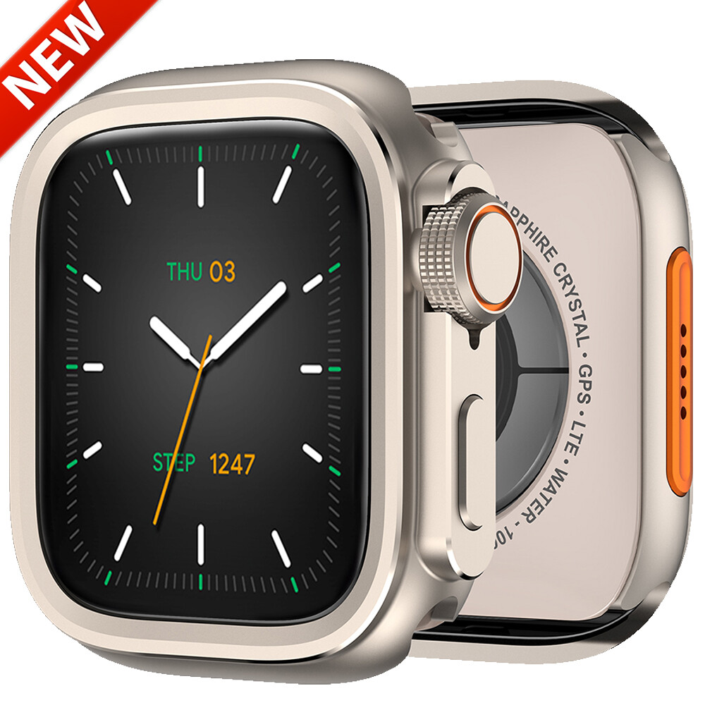 Bumper Case Apple Watch Scratch Resistant PC+Metal Case For Apple