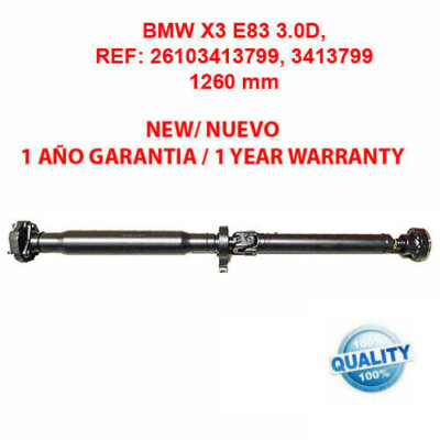 Arbre De Transmission Avant Pour BMW X3 E83 (2003-2011) - Longueur 702 Mm - Neuf