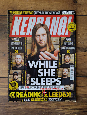 Kerrang! 1685 While She Sleeps, Queens of the Stone Age, Marmozets, 6 Posters