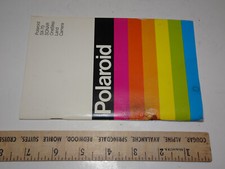 Genuine Polaroid SX 70 Sonar One Step Land Camera Instruction Manual