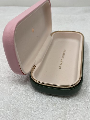 Kate Spade “So Happy To See You” Sunglasses/Eyeglasses Case Pink/ Green CASEONLY - 第 6/9 張圖片