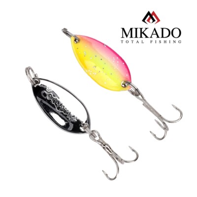 1x MIKADO Trout Ice Spoon Forellen mini Blinker Schlepplöffel 2,2cm/1,4g/Code06