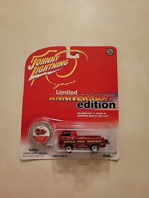 Johnny Lightning LIMITED 10th Anniversary EDITION Dodge Little Red Wagon