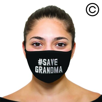 SAVE GRANDMA Cover your face - face mask