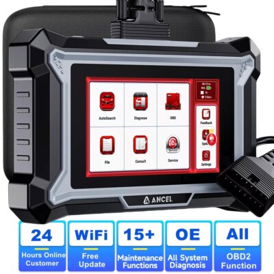 ANCEL DS200 Car Auto OBD2 Scanner PRO KFZ Diagnosegerät ALLE SYSTEM TPMS ABS