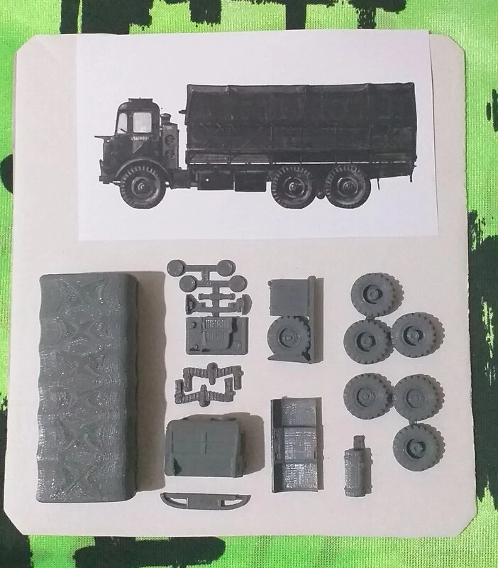 Kit maqueta - Vehículo militar - Camión pesado Leyland Hippo . 1944 . - Imagen 4 de 4