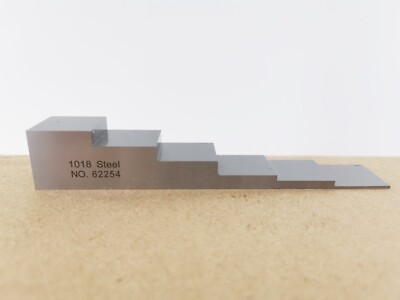 1mm 3mm 5mm 10mm 15mm 20mm Test Calibration Block for Ultrasonic Thickness Gauge