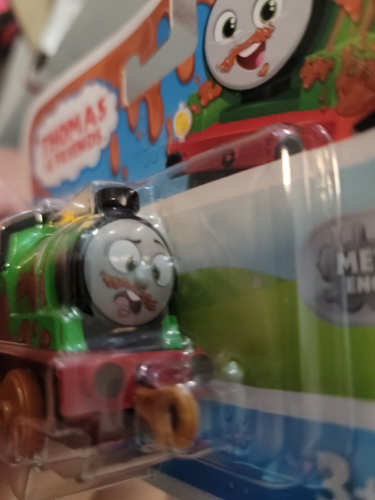 2022 Thomas & Friends Push Along Metal Engine MUDDY PERCY New in